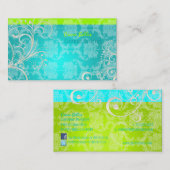 PixDezines Stilvolle Wirbel Visitenkarte (Vorne/Hinten)