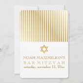 PixDezines Streifen Bar mitzvah/DIY Einladung (Vorderseite)