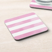 PixDezines Stripes/digitale Wasserfarbe Getränkeuntersetzer (Linke Seite)