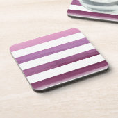 PixDezines Stripes/digitale Wasserfarbe Getränkeuntersetzer (Linke Seite)