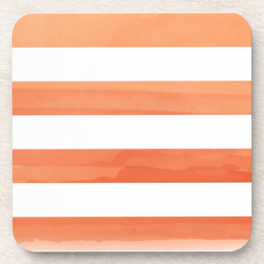 PixDezines Stripes/digitale Wasserfarbe Untersetzer (Vorderseite)
