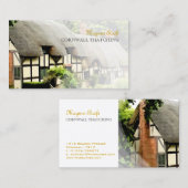 PixDezines, Strohdächer Visitenkarte (Vorne/Hinten)