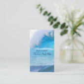 PixDezines Surf steht auf Visitenkarte (Stehend Vorderseite)