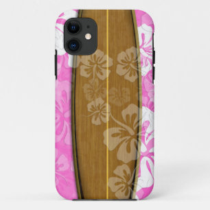 PixDezines Surfbrett+Hibiskus/DIY-Hintergrund Case-Mate iPhone Hülle