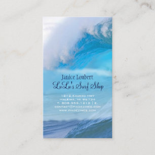 PixDezines Surf's Up Visitenkarte