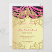 PixDezines Süß 16/Zebrastreifen Einladung (Rückseite)