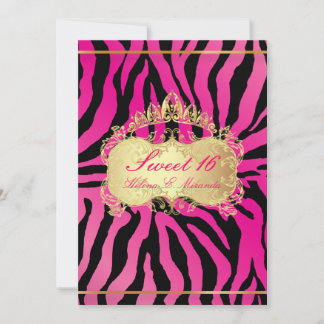 PixDezines Süß 16/Zebrastreifen Einladung