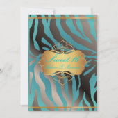 PixDezines Süß 16/Zebrastreifen Einladung (Vorderseite)