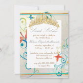 PixDezines SWEET 16/BUTTERFLIES/WIRBEL/DRAGONFLIES Einladung (Rückseite)