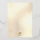 PixDezines Sweet 16 Diamond Silver Gold Folieneinladung (Rückseite)