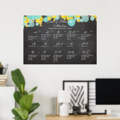 PixDezines-Tafel+Signalleuchten/Sitzplakette Poster (Heimbüro)