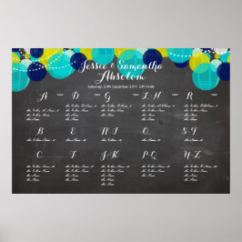 PixDezines-Tafel+Signalleuchten/Sitzplakette Poster