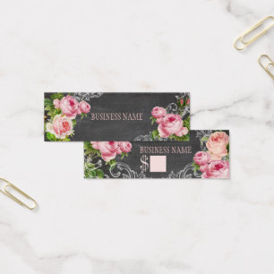 PixDezines Tafel+vintage Rosen/Preisschilder