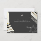 PixDezines tallit mitzvah Dankeskarte (Rückseite)