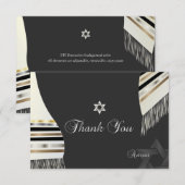 PixDezines tallit mitzvah Dankeskarte (Vorne/Hinten)