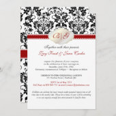 PixDezines Tanza Damask/DIY Farben!! Einladung (Vorne/Hinten)