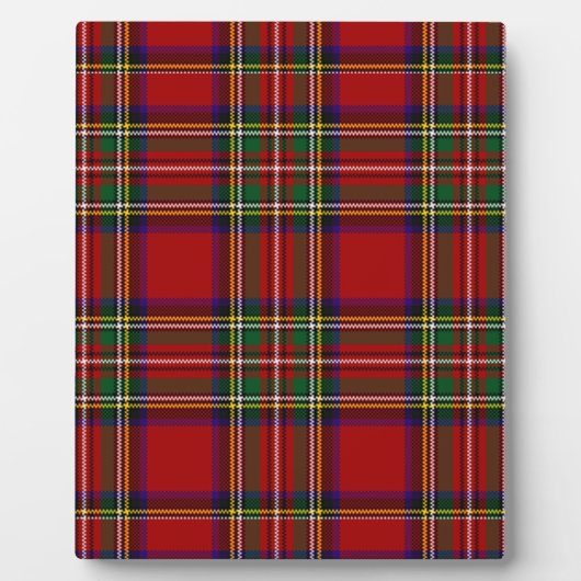 PixDezines tartan, Stewart-Clan Fotoplatte (Vorderseite)