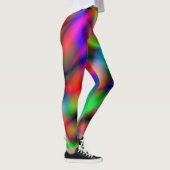 PixDezines Techno-Tanz/Neonbeleuchtung Leggings (Rechts)
