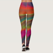 PixDezines Techno-Tanz/Neonbeleuchtung Leggings (Rückseite)
