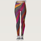PixDezines Techno-Tanz/Neonbeleuchtung Leggings (Vorderseite)