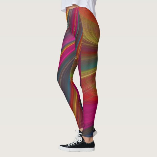 PixDezines Techno-Tanz/Neonbeleuchtung Leggings (Links)