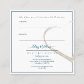 PixDezines teilen Sie die Liebe Imitat Silver, DIY Quadratische Visitenkarte (Rückseite)