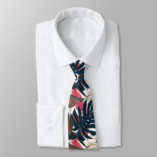 PixDezines Thunder Tropischer Rost Krawatte (Gebunden)