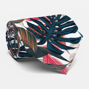 PixDezines Thunder Tropischer Rost Krawatte