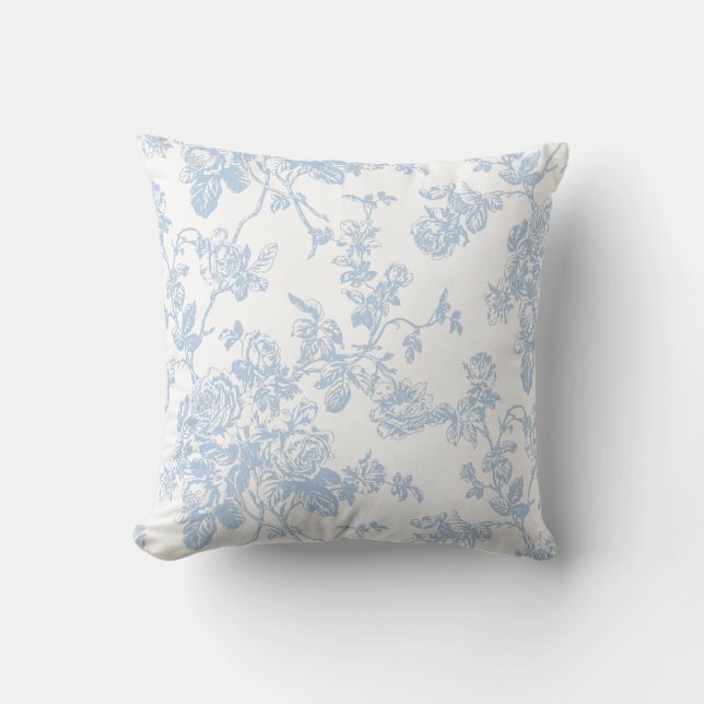 PixDezines Toile/Rose/Vektor/DJ-Hintergrund Kissen (Vorderseite)