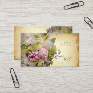 PixDezines-Torfbouquets/Degustationshintergrund Visitenkarte