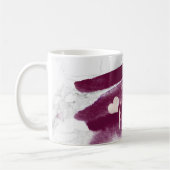 PixDezines Trauzeugin|Blush Pink+Burgund Kaffeetasse (Links)