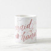 PixDezines Trauzeugin/Imitats Rose Gold/Fun Script Kaffeetasse (Mittel)