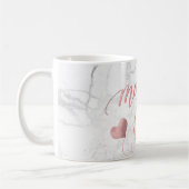 PixDezines Trauzeugin/Imitats Rose Gold Script Kaffeetasse (Links)