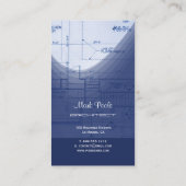 PixDezines TRENDY ARCHITECT BUSINESS CARDS Visitenkarte (Rückseite)