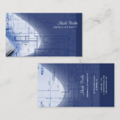 PixDezines TRENDY ARCHITECT BUSINESS CARDS Visitenkarte (Vorne/Hinten)