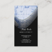 PixDezines TRENDY ARCHITECT BUSINESS CARDS Visitenkarte (Rückseite)