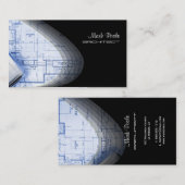 PixDezines TRENDY ARCHITECT BUSINESS CARDS Visitenkarte (Vorne/Hinten)