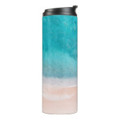 PixDezines Tropical Beach Thermal Tumbler Thermosbecher (Nach links gedreht)