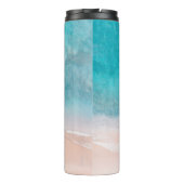 PixDezines Tropical Beach Thermal Tumbler Thermosbecher (Rückseite)