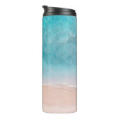 PixDezines Tropical Beach Thermal Tumbler Thermosbecher (Nach rechts gedreht)