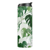 PixDezines tropisches Blattwerk Thermosbecher (Nach links gedreht)