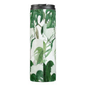 PixDezines tropisches Blattwerk Thermosbecher (Rückseite)