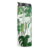 PixDezines tropisches Blattwerk Thermosbecher (Nach rechts gedreht)
