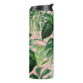 PixDezines tropisches Blattwerk Thermosbecher (Nach links gedreht)