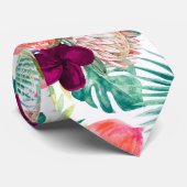 PixDezines tropisches Paradies Krawatte (Gerollt)