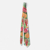 PixDezines tropisches Paradies Krawatte (Rückseite)