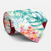 PixDezines tropisches Paradies Krawatte (Gerollt)