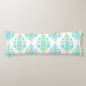 PixDezines Tunis Damask/DIY Hintergrund Seitenschläferkissen (Vorderseite)