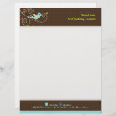 PixDezines Tweete, tweete, SEO-Marketing/DIY-Farbe Briefkopf (Vorne/Hinten)