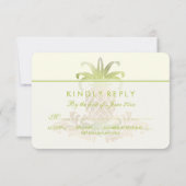 PixDezines UAWG Ananas/Imitate Goldrausch Schlagan RSVP Karte (Rückseite)